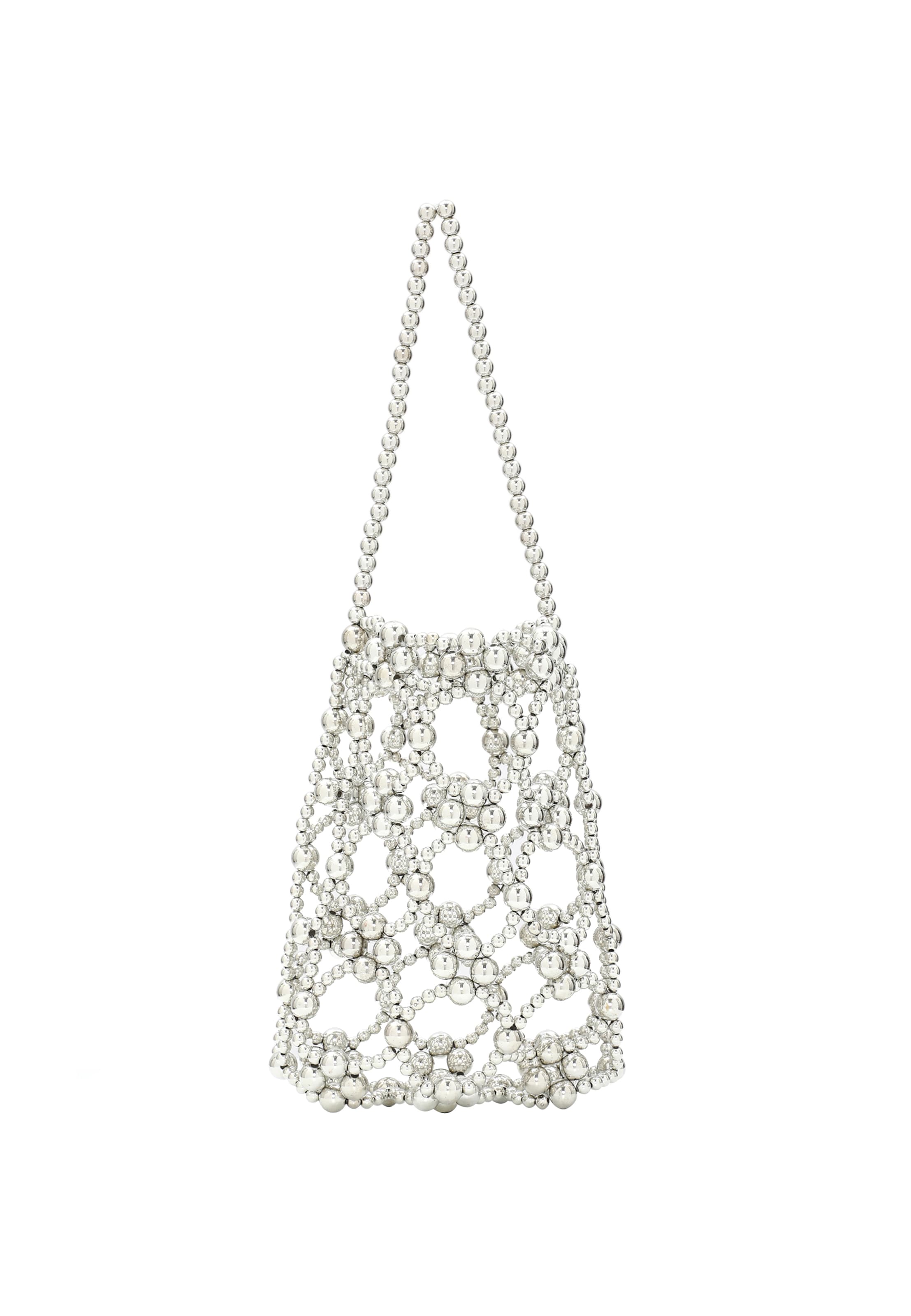 FELIPA Schultertasche in Silber: Vorderseite