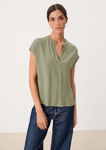 T-shirt s.Oliver en vert : devant