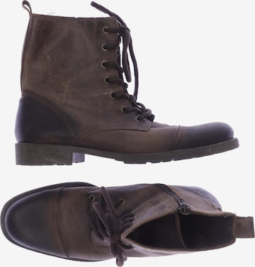 SELECTED Anke & Mid-Calf Boots in 41 in Brown: front