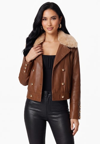 faina Between-season jacket in Brown: front