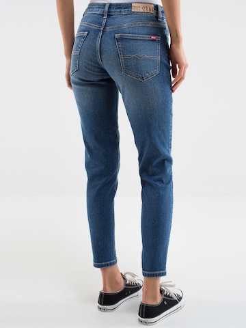 BIG STAR Tapered Jeans 'Maggie' in Blau