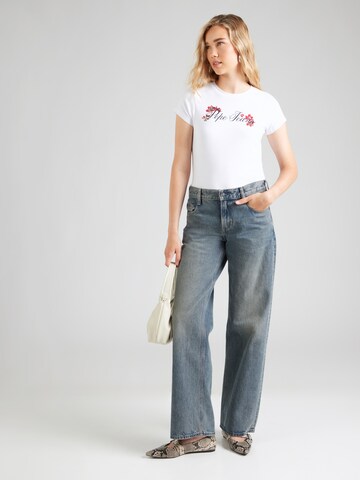 Pepe Jeans Póló 'FLORAL I' - fehér