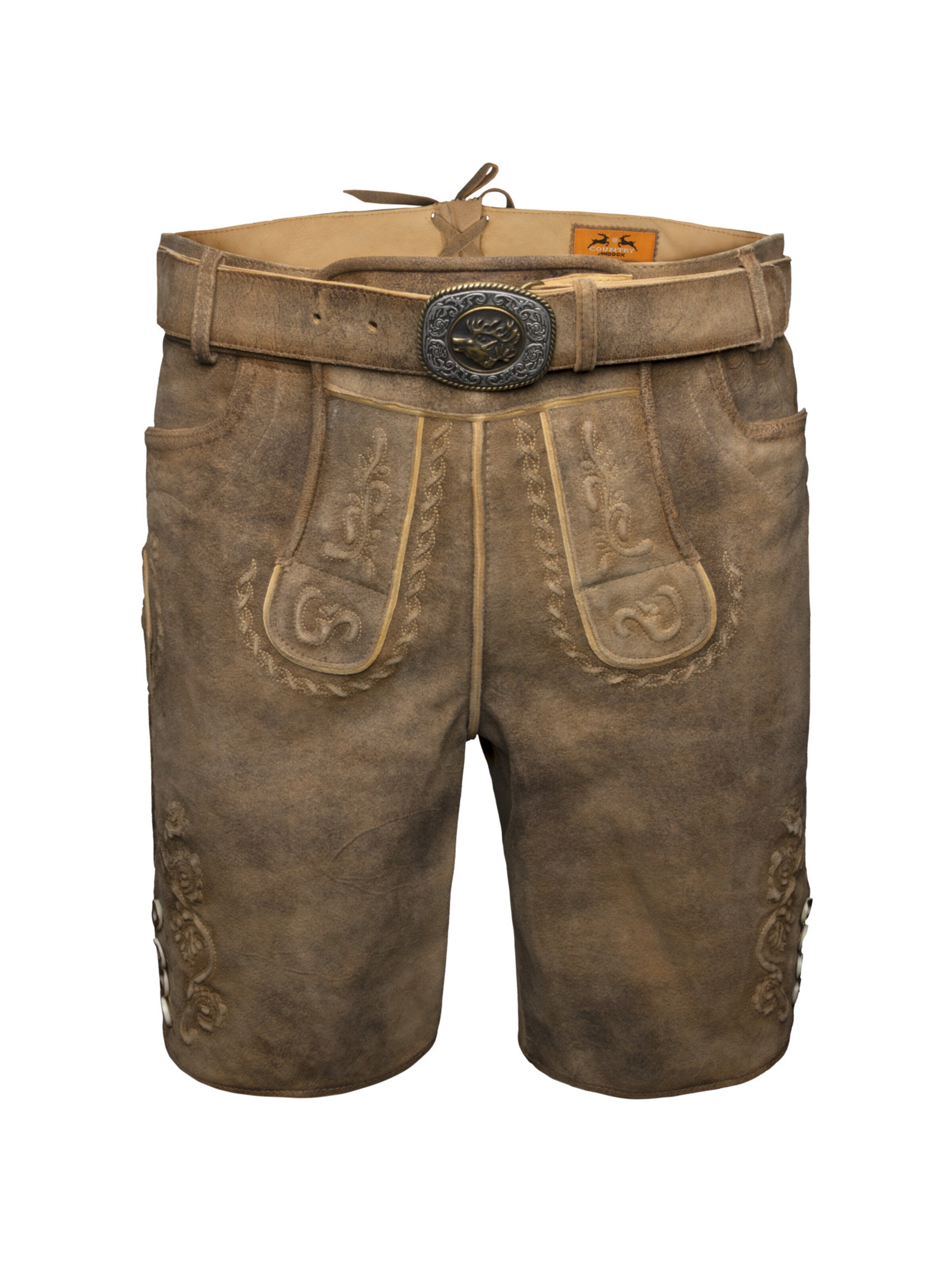 Country Maddox Regular Traditional Pants 'Fuschlsee' in Beige: front