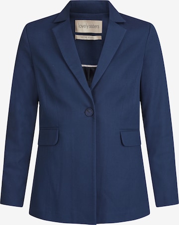 Lovely Sisters Blazer 'Bella' in Blue: front