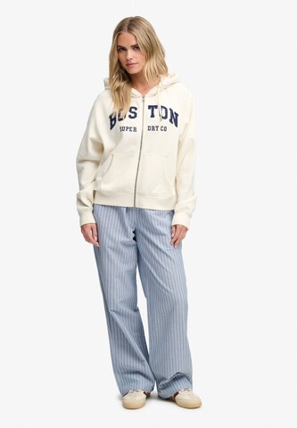 Superdry & Co Sweatjacke in Weiß
