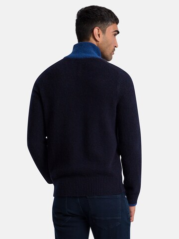 PIERRE CARDIN Knit Cardigan in Blue