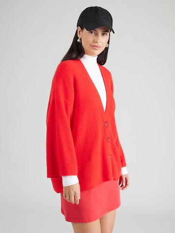 AMERICAN VINTAGE Strickjacke 'DAMSVILLE' in Rot: Vorderseite