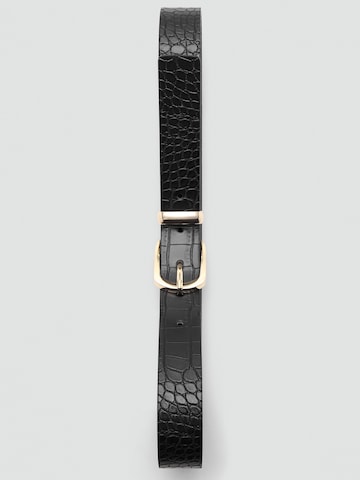 MANGO Opasek 'NORA' – černá