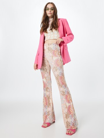 GUESS Flared Broek in Gemengde kleuren