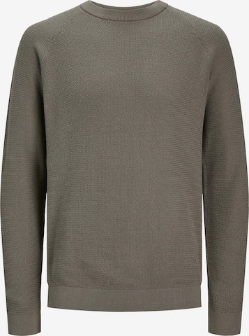 JACK & JONES Trui 'JASPER' in Grijs: voorkant