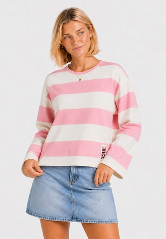 Key Largo Sweatshirt 'HAMPTON' i rosa: framsida