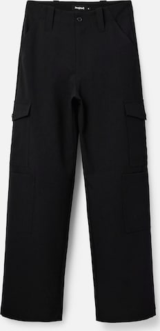 regular Pantaloni cargo di Desigual in nero: frontale