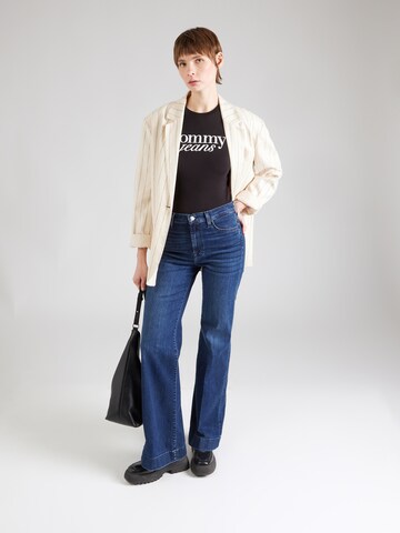 Tommy Jeans Koszulka 'Essential' w kolorze czarny