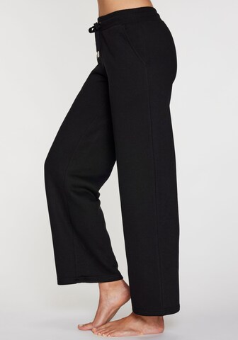 H.I.S Wide Leg Hose in Schwarz