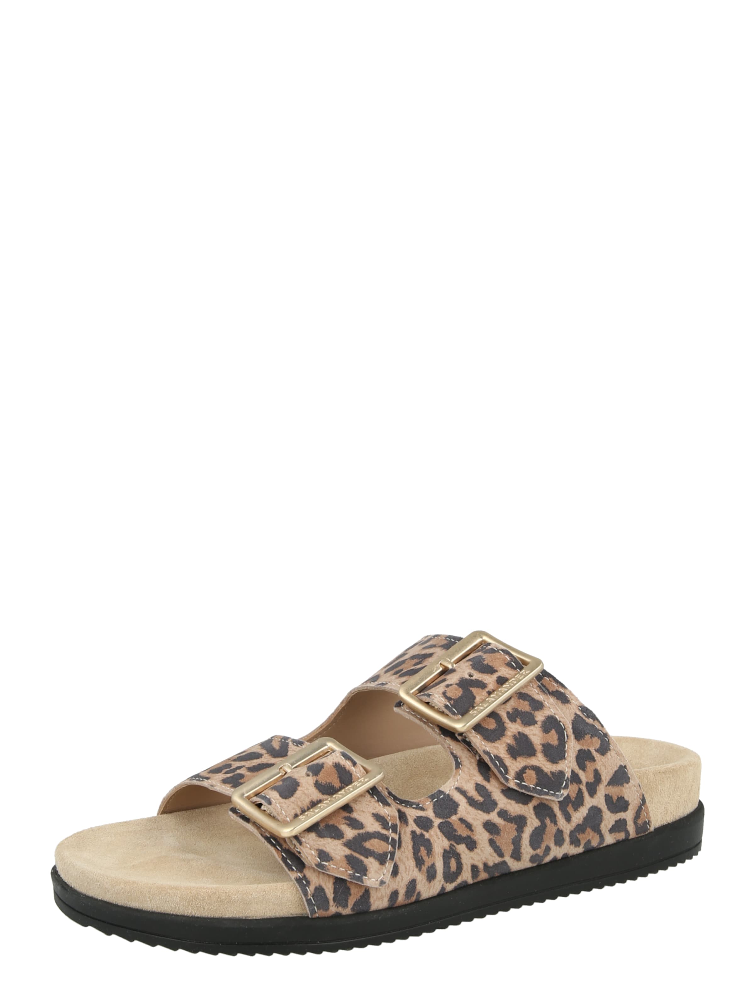 SALAMANDER Sapato aberto em areia / pueblo / preto, Vista do artigo