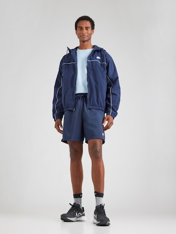 Nike Sportswear Свободный крой Штаны 'CLUB' в Синий: спереди