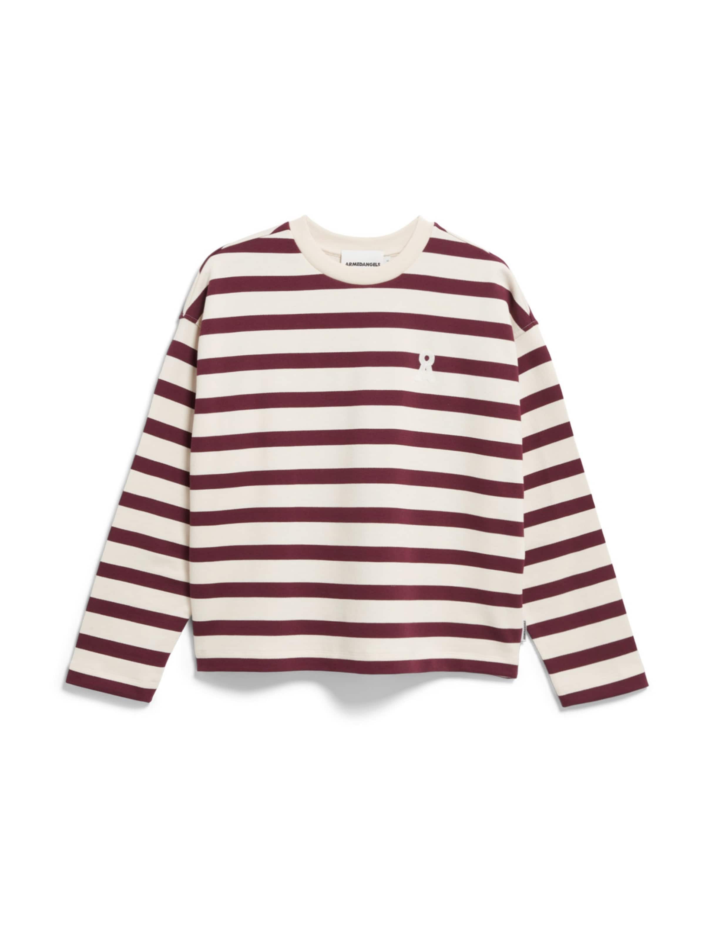 ARMEDANGELS Свитшот 'FRANKAA' в Красный: спереди