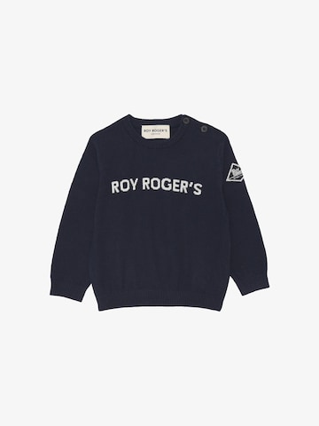 Roy Rogers Sweater 'Serif' in Blue: front