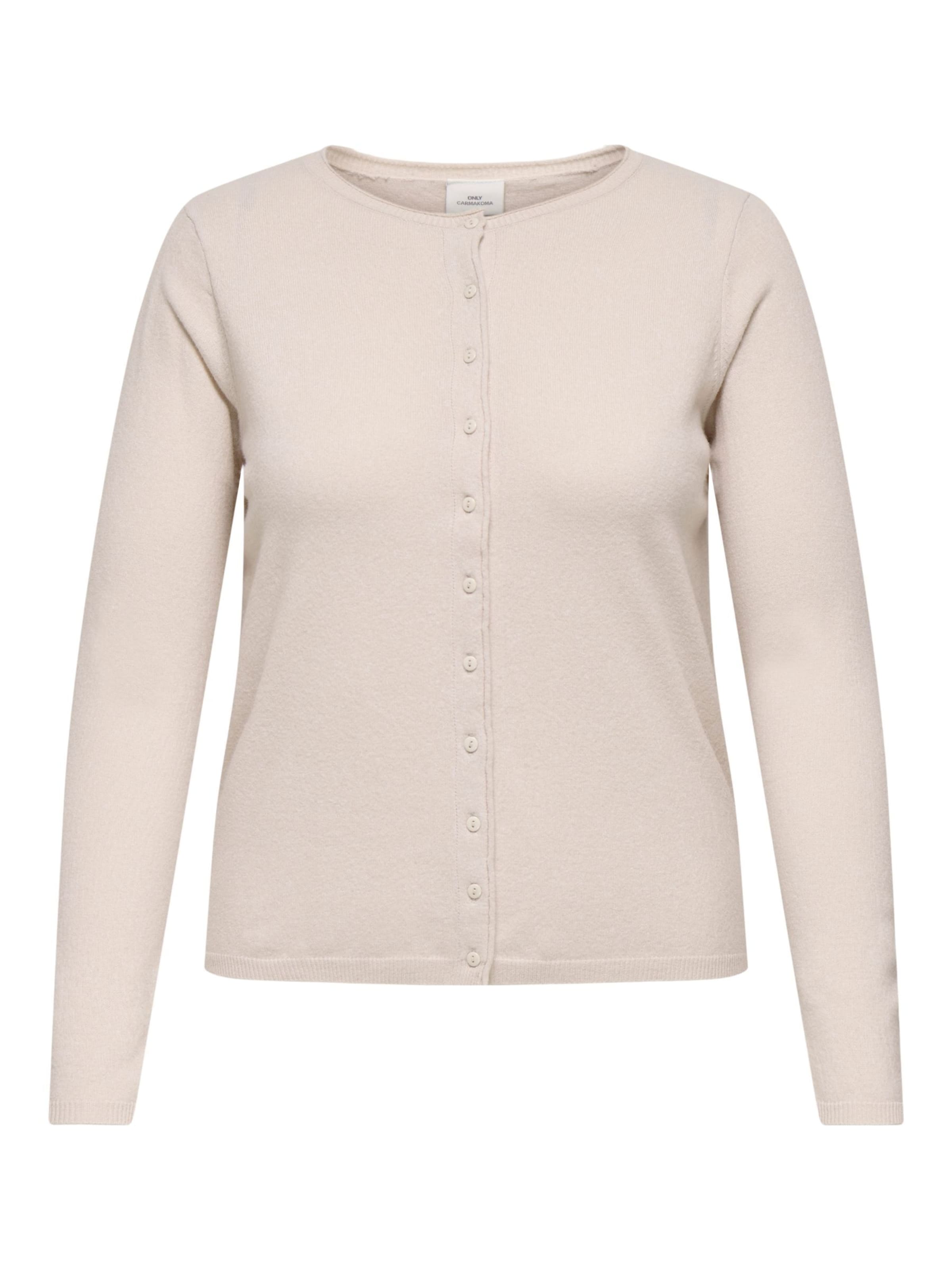 Giacchetta 'CARLoyal' di ONLY Carmakoma in beige: frontale