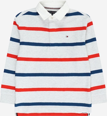 TOMMY HILFIGER Shirt 'Rugby' in Grey: front