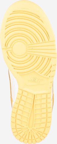 Nike Sportswear Låg sneaker 'DUNK LOW' i gul