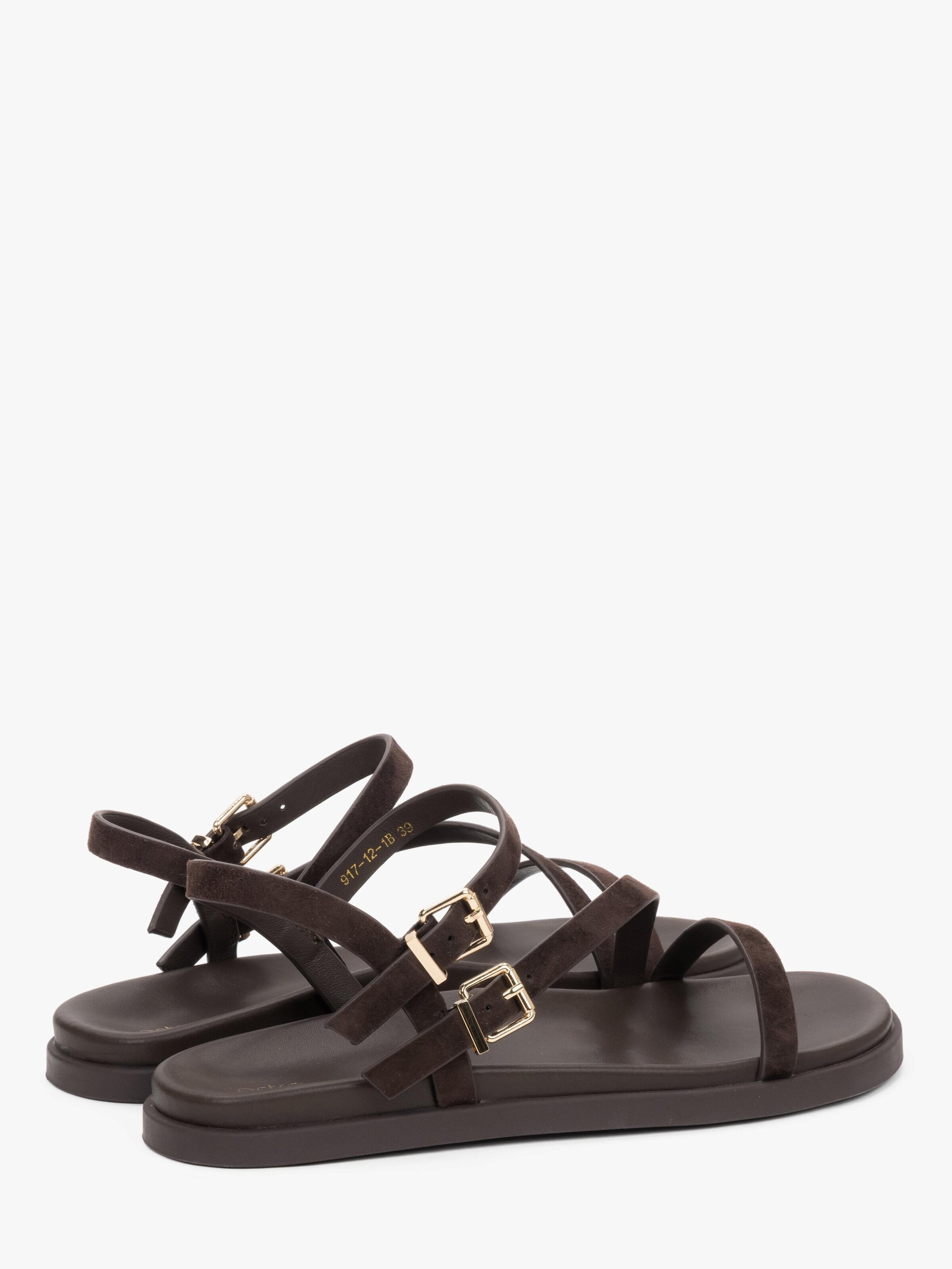 Estro Sandals '917-12-1' in Brown