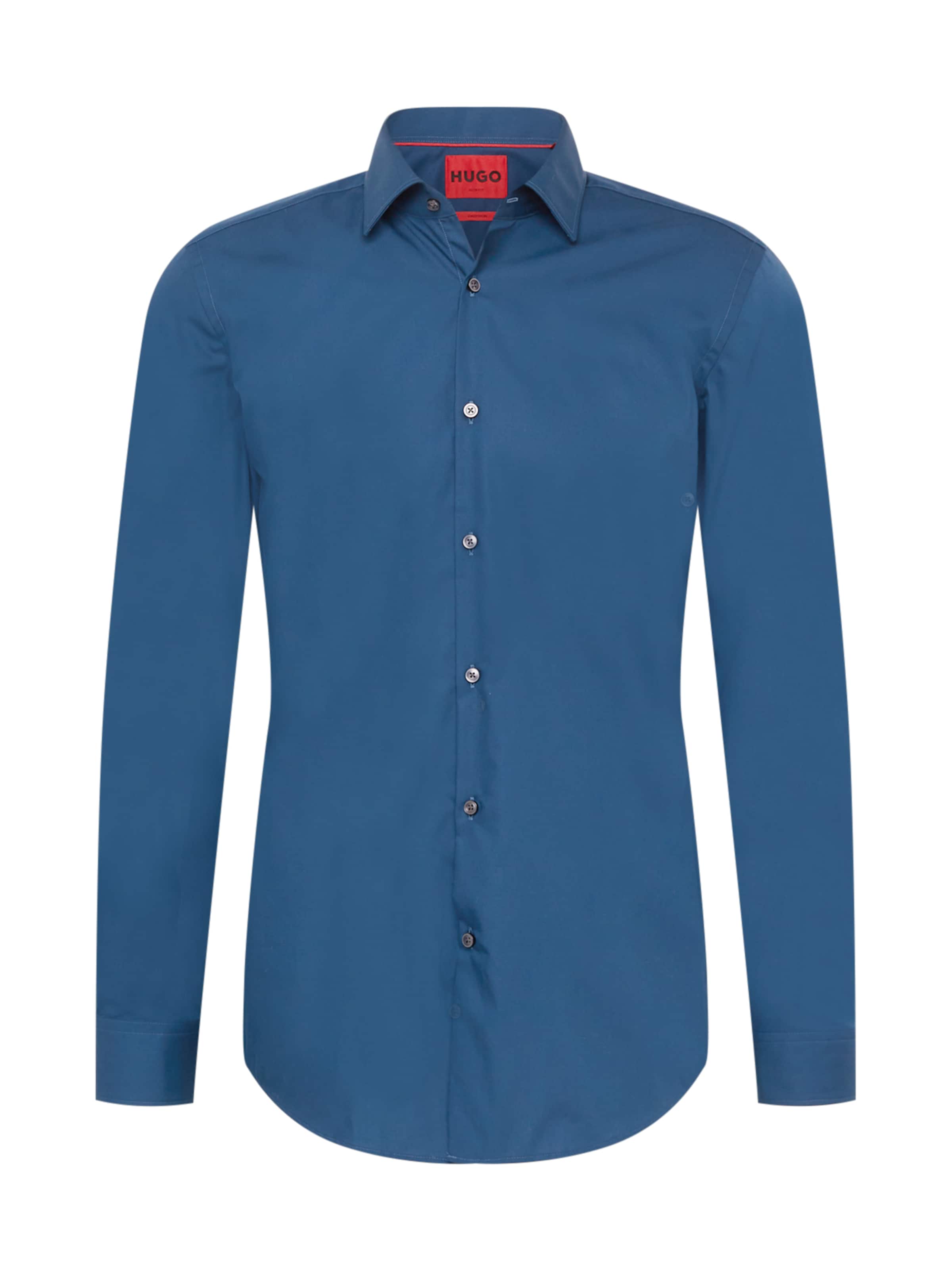 HUGO Button Up Shirt 'Jenno' in Blue: front
