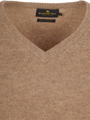 Steppin' out Sweater in Brown