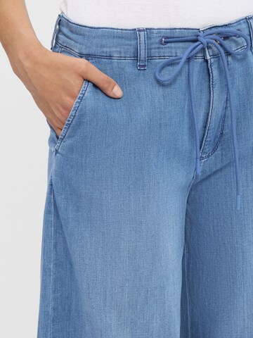 MAC Wide Leg Jeans 'Charly' in Blau