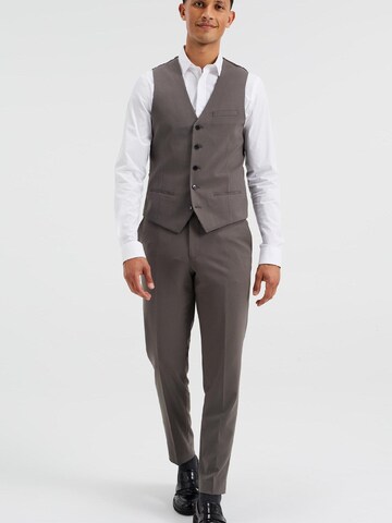WE Fashion Slim fit Suit vest in Grey