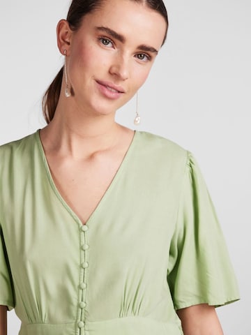 Rochie tip bluză de la PIECES pe verde