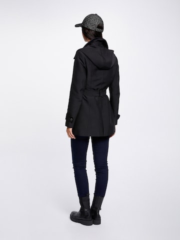 Morgan Between-Seasons Coat in Black