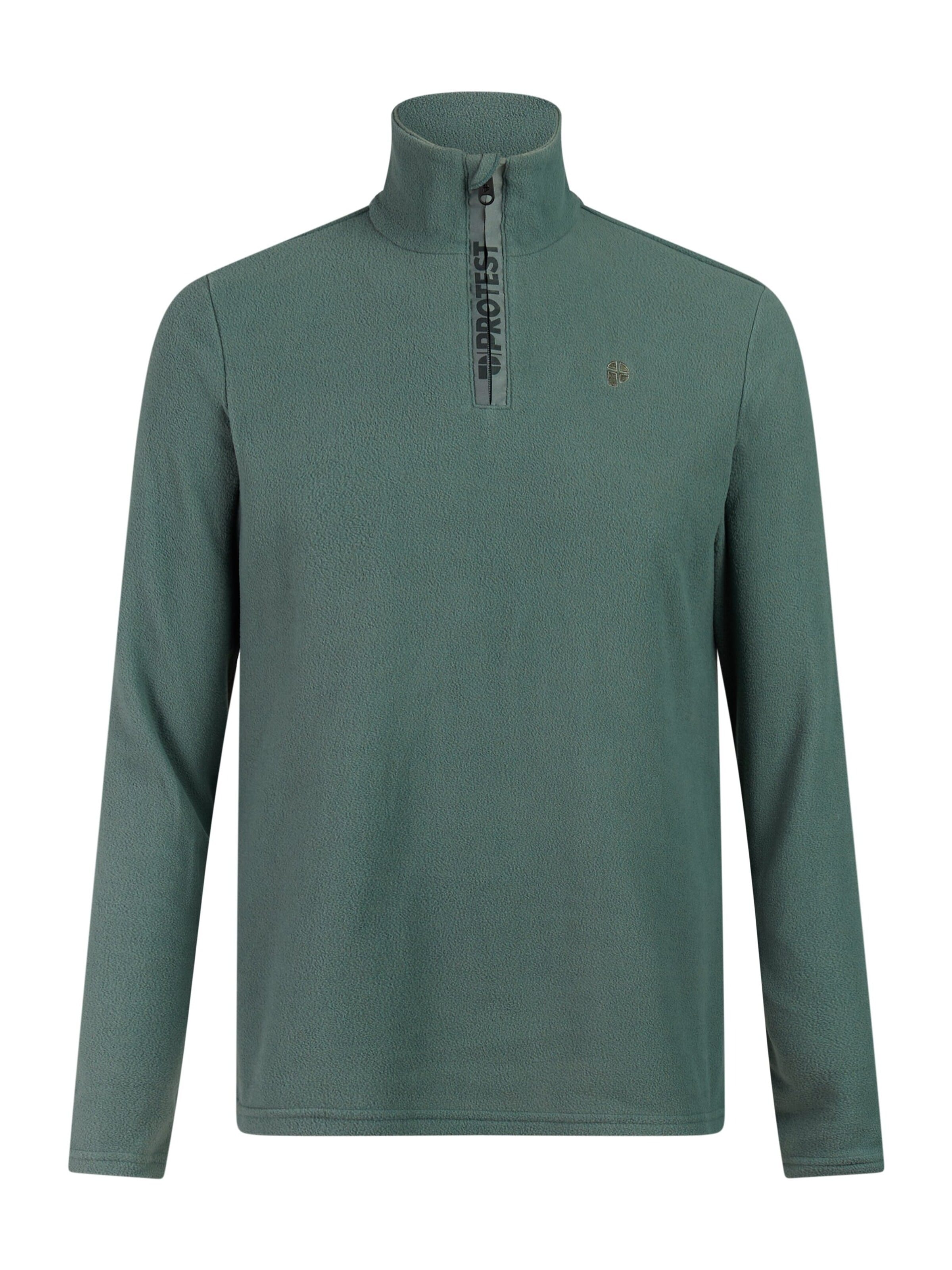 PROTEST Sportsweatshirt 'PRTReperfecto' in Groen: voorkant