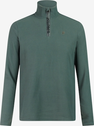 PROTEST Sportsweatshirt 'PRTReperfecto' in Groen: voorkant