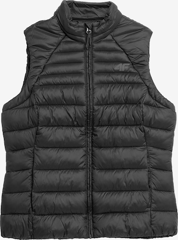 4F Sportbodywarmer in Zwart: voorkant