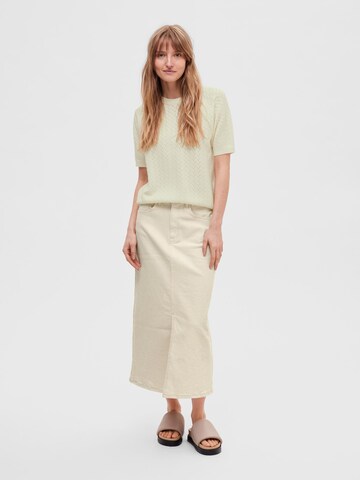 SELECTED FEMME Skirt in Beige