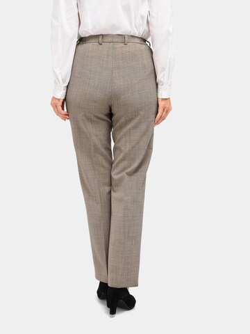 Goldner Regular Pleat-Front Pants in Beige