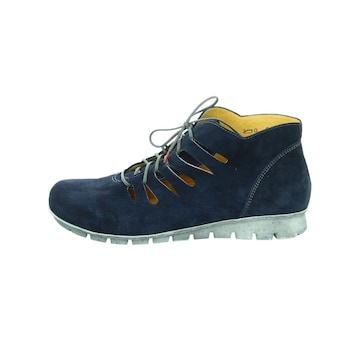 THINK! Lace-Up Ankle Boots in Blue