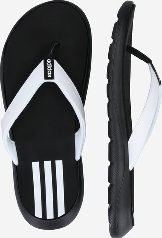 balta ADIDAS SPORTSWEAR Sandalai / maudymosi batai 'Comfort'