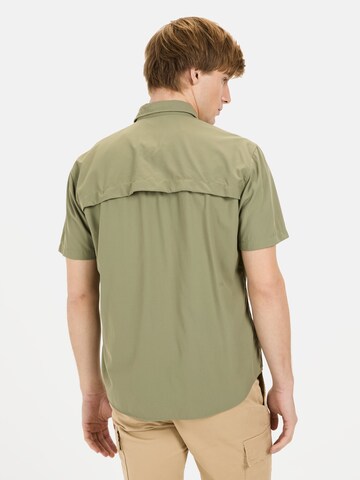 CAMEL ACTIVE Regular Fit Kurzarmhemd mit Cooling Effekt in Grün
