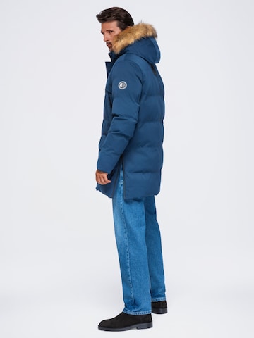 Giacca invernale di Ombre in blu: frontale