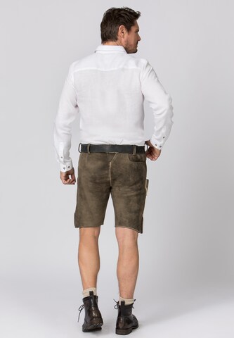 STOCKERPOINT Comfort Fit Trachtenhemd 'Fernando' in Weiß