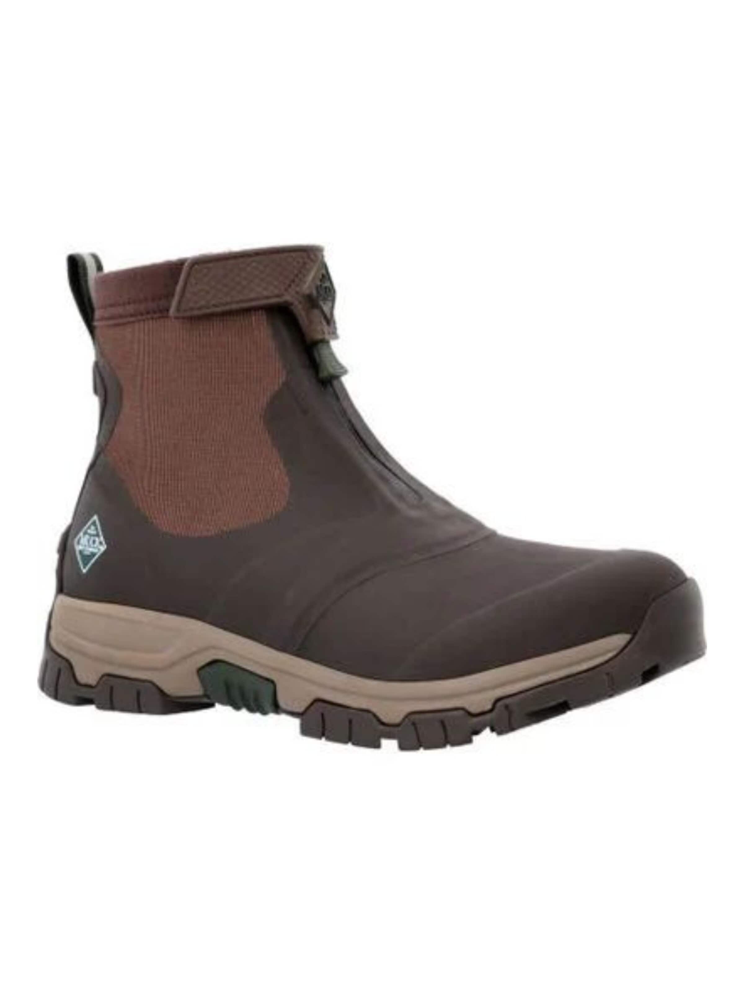 Muck boot Outdoor laarzen 'MENS APEX MID ZIP' in Bruin: voorkant