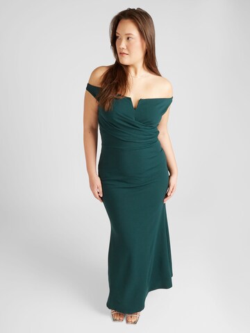 WAL G. Evening Dress 'KAI' in Green: front