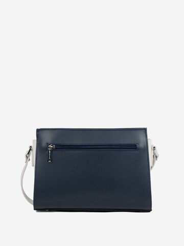 Sac à bandoulière 'Lancaster Sac trotteur Zippée S Smooth Bleu Foncé - Ecru' LANCASTER Paris en bleu