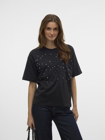 T-shirt 'YDA' VERO MODA en noir : devant