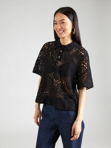 & Other Stories Blus i svart: framsida