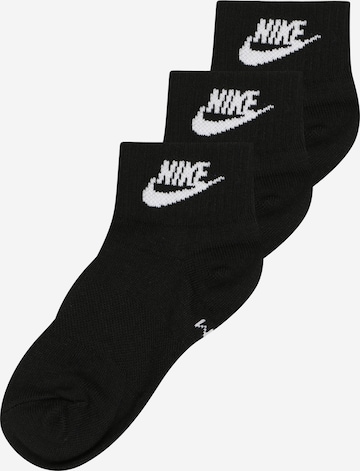Chaussettes Nike Sportswear en noir : devant