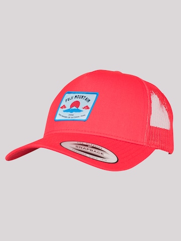 F4NT4STIC Cap 'Fuji Mountain' in Red: front