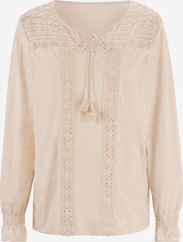 heine - Camiseta 'LINEA TESINI' en beige: frente